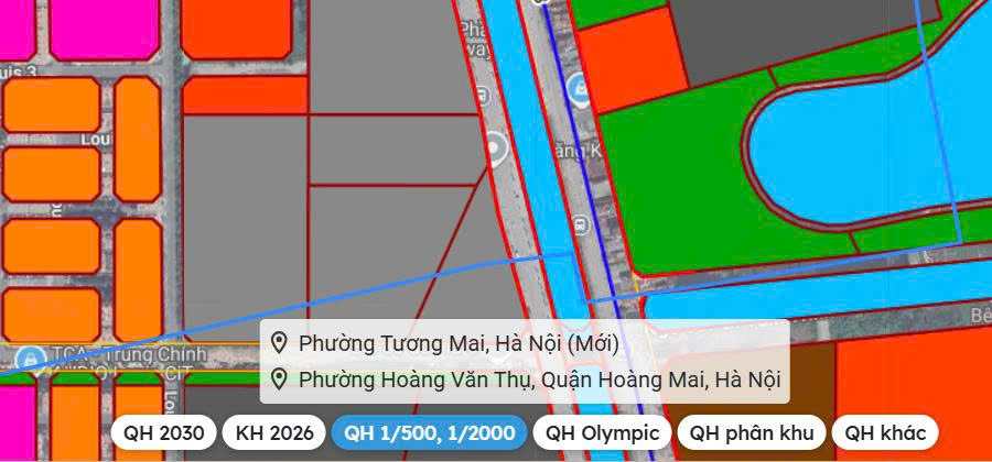 hướng dẫn xem quy hoạch chi tiết 1/2000 và 1/500